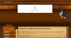 Desktop Screenshot of happytrailspetspa.com